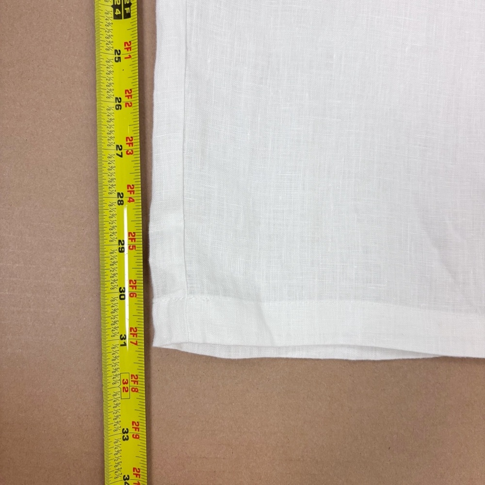 AEXAE Linen Trousers in White Size M - Picture 16 of 16
